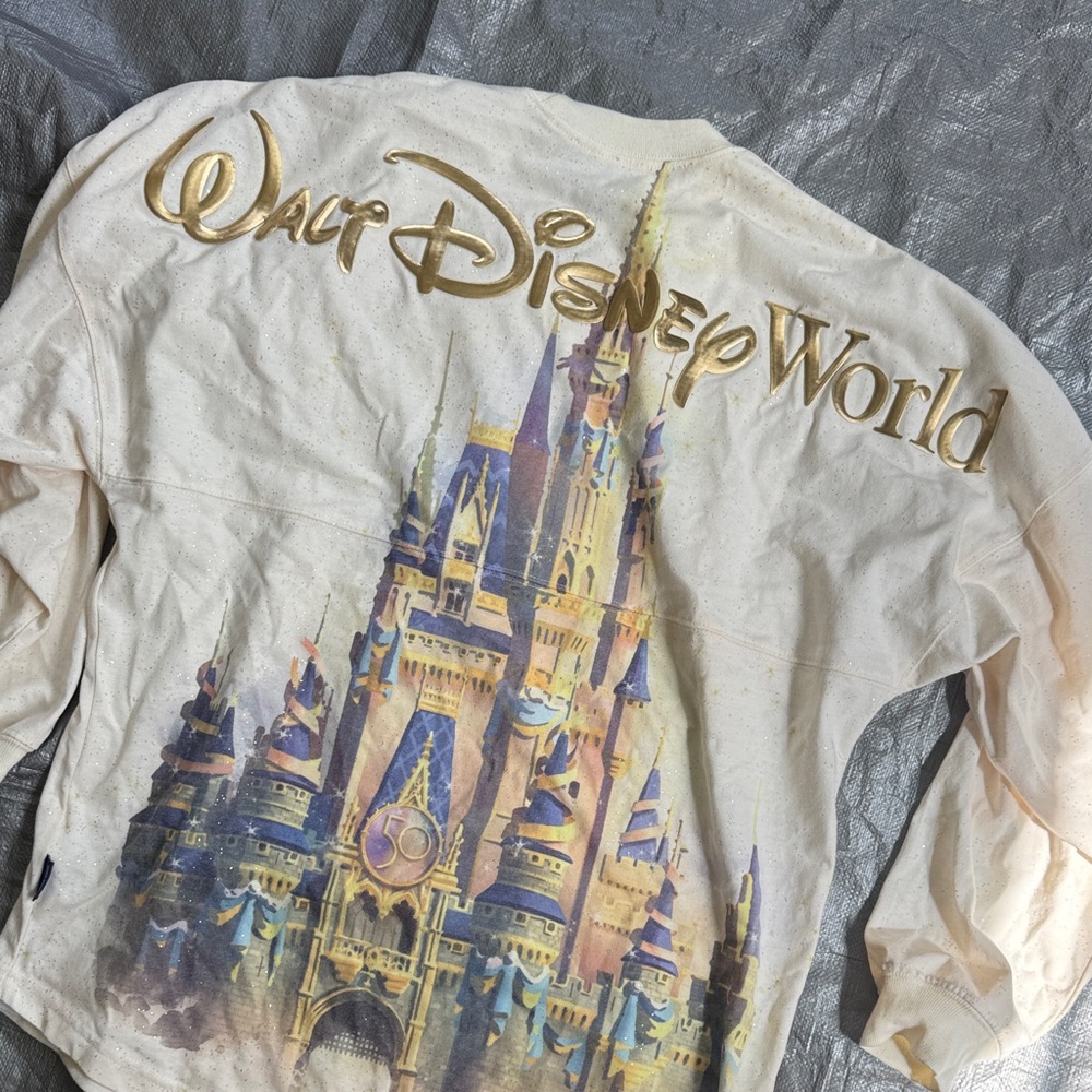WDW Spirit Jersey 50th anniversary castle
